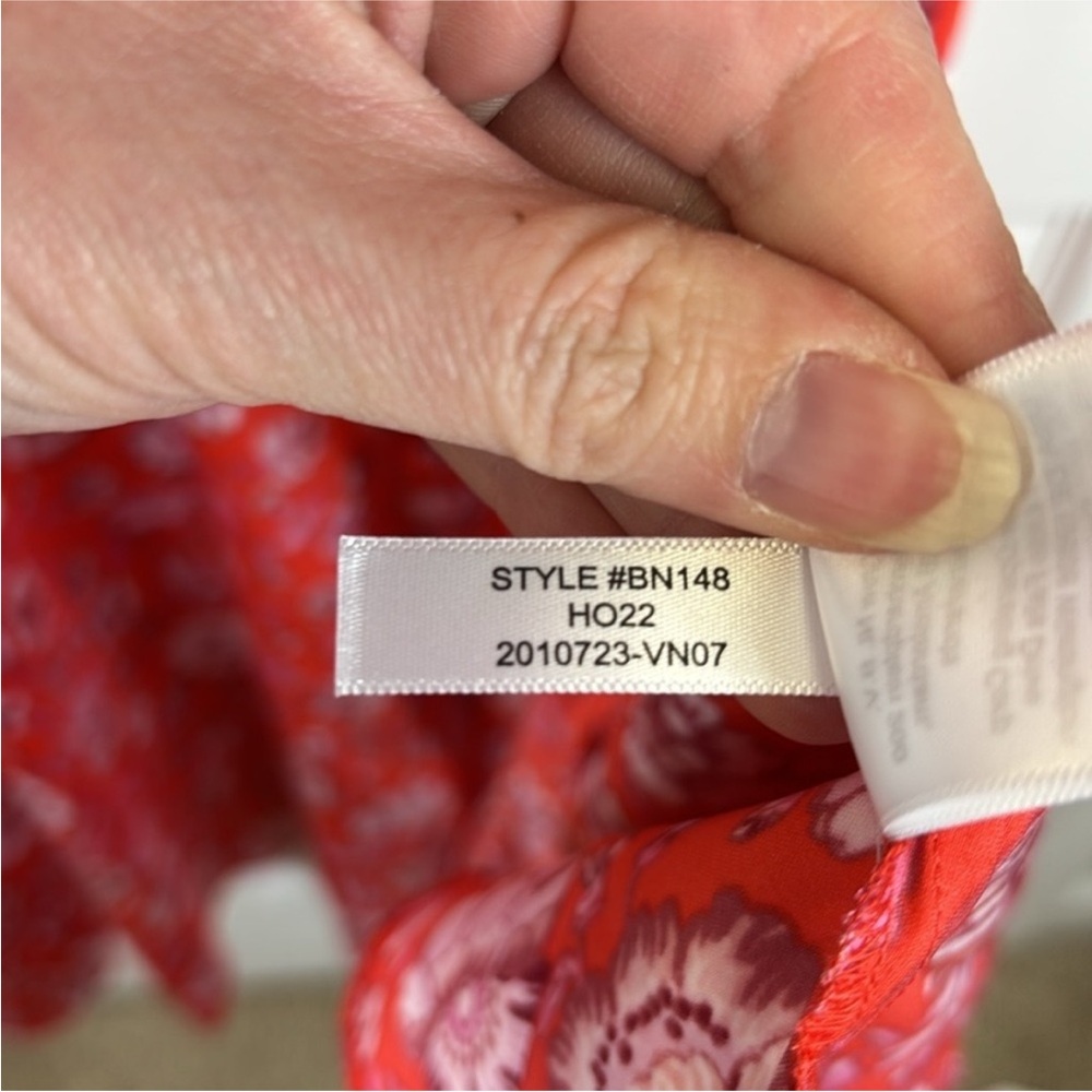 NWT J. Crew featherweight satin midi dress poppy fields sz 6 - Picture 11 of 11